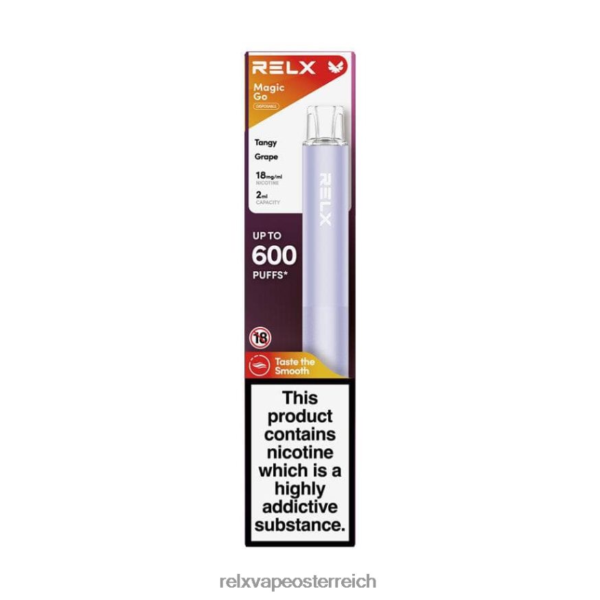 RELX MagicGo ga600 würzige Traube 404J4Z42 - RELX Pods Österreich
