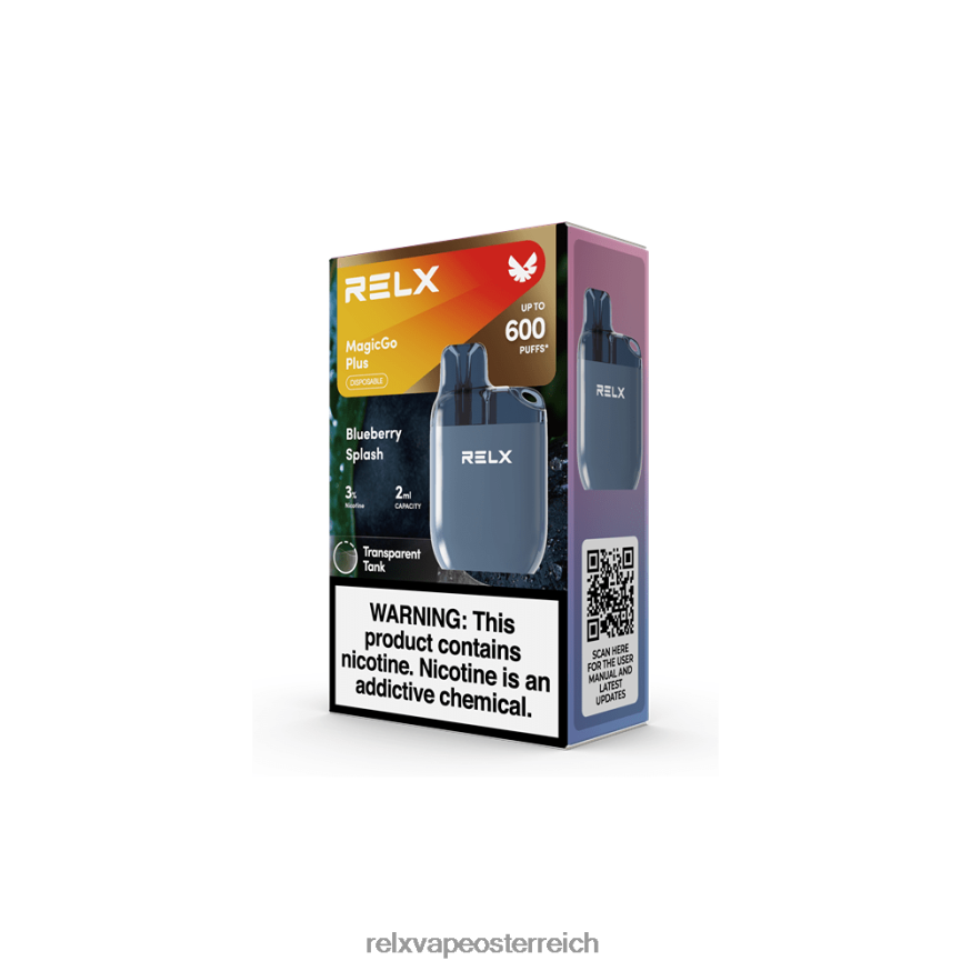RELX MagicGo plus sa600 Blaubeerspritzer 404J4Z53 - RELX Vape Österreich