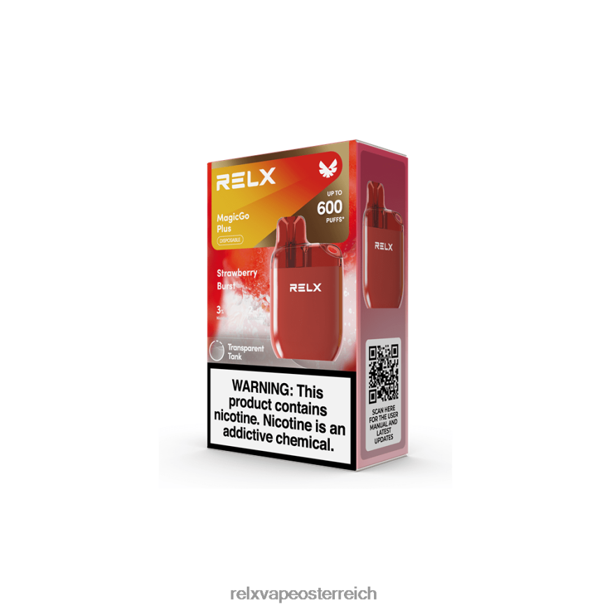 RELX MagicGo plus sa600 Erdbeerplatz 404J4Z52 - RELX Pods Österreich