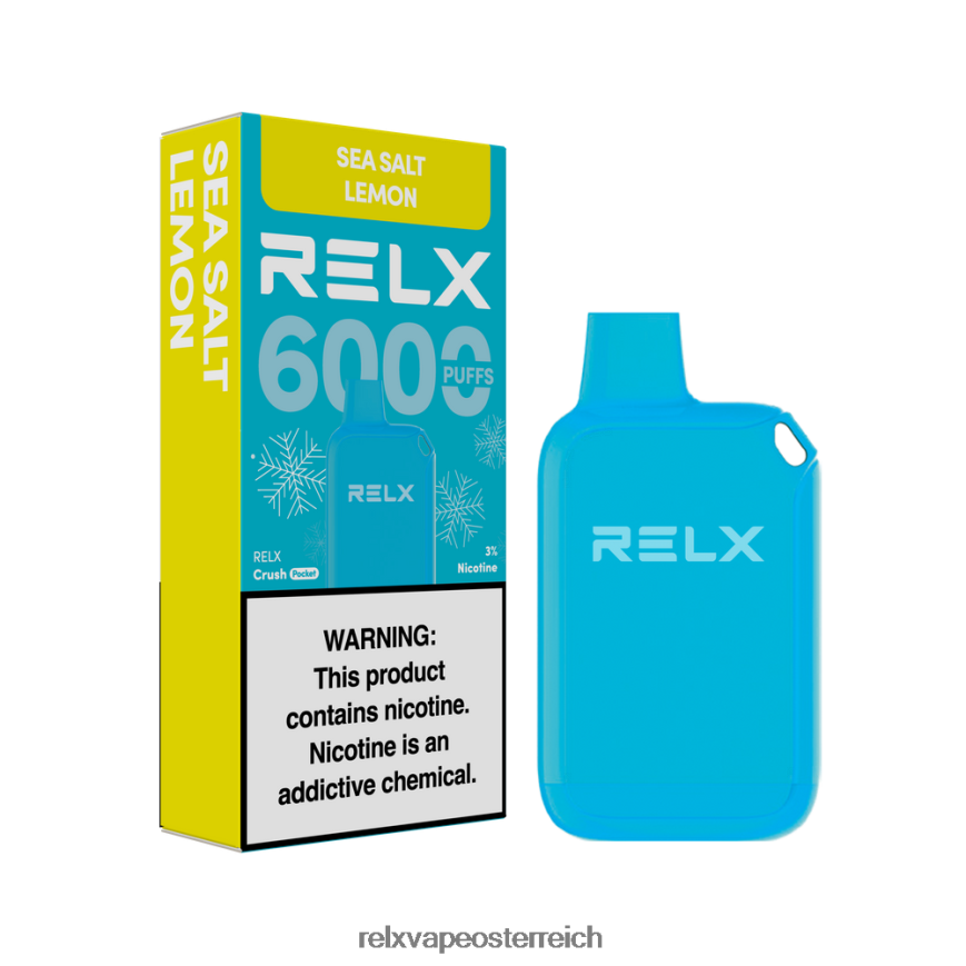 RELX Crush Pocket 6000 eisig | TRZ8DX11 ‎RELX Wien Meersalz Zitrone
