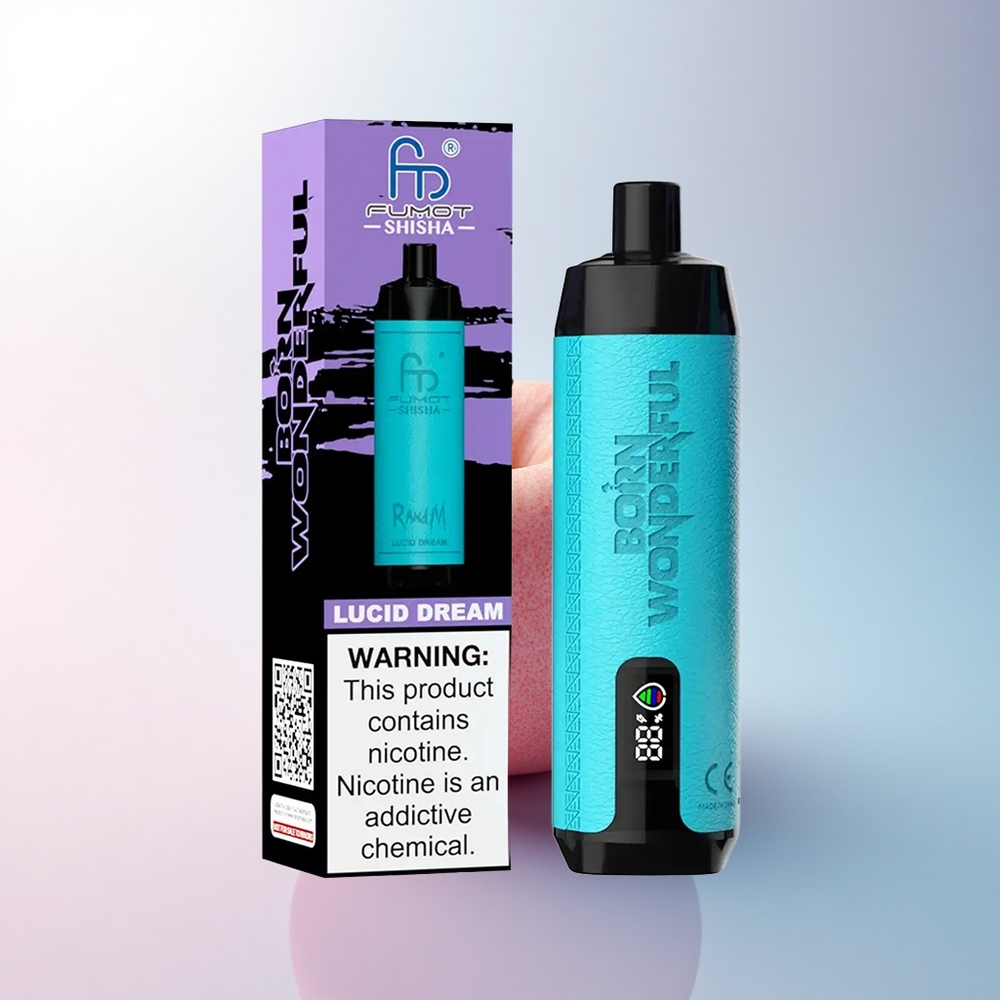 RandM Fumot Shisha 10000 Puffs Klartraum LED Typ-C 850mAh