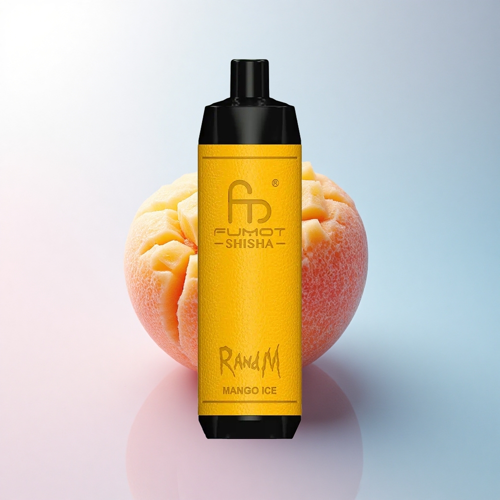 RandM Fumot Shisha 10000 Puffs Mango Eis 18ml 850mAh 0,5% Nikotin