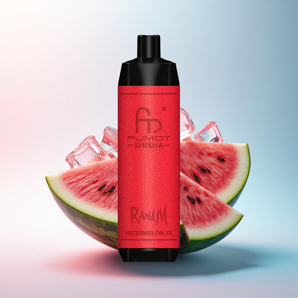 RandM Fumot Shisha 10000 Puffs Wassermelone Eis mit 18ml und 850 mAh
