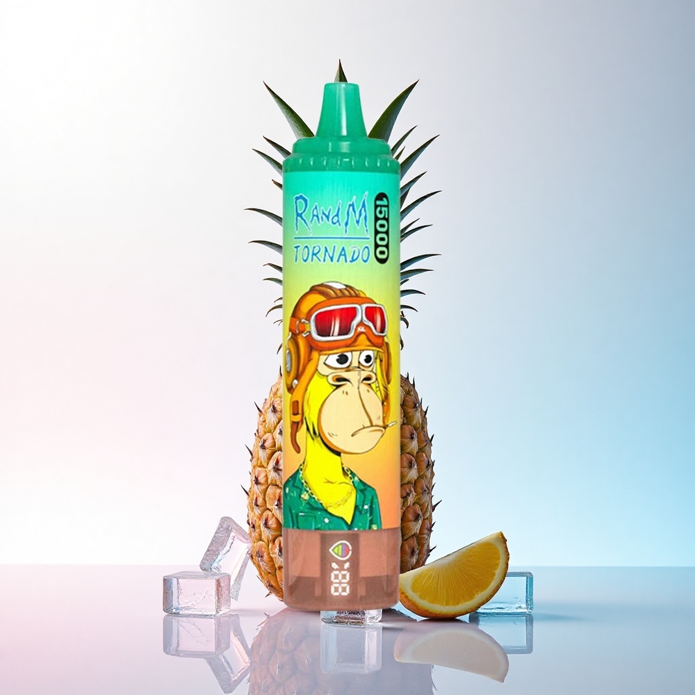 RandM Fumot Tornado 15000 Puffs Ananas Eis 25ml Mesh 5% Nikotin