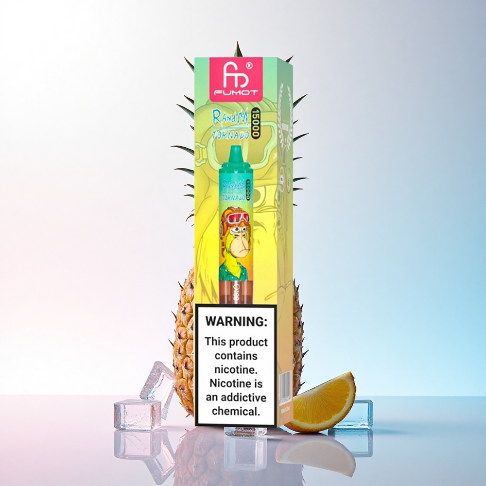 RandM Fumot Tornado 15000 Puffs Ananas Eis 25ml Mesh 5% Nikotin