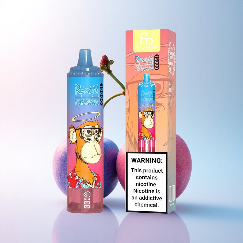 RandM Fumot Tornado 15000 Puffs Blau-Himbeer-Kirsche 25ml 850mAh Mesh