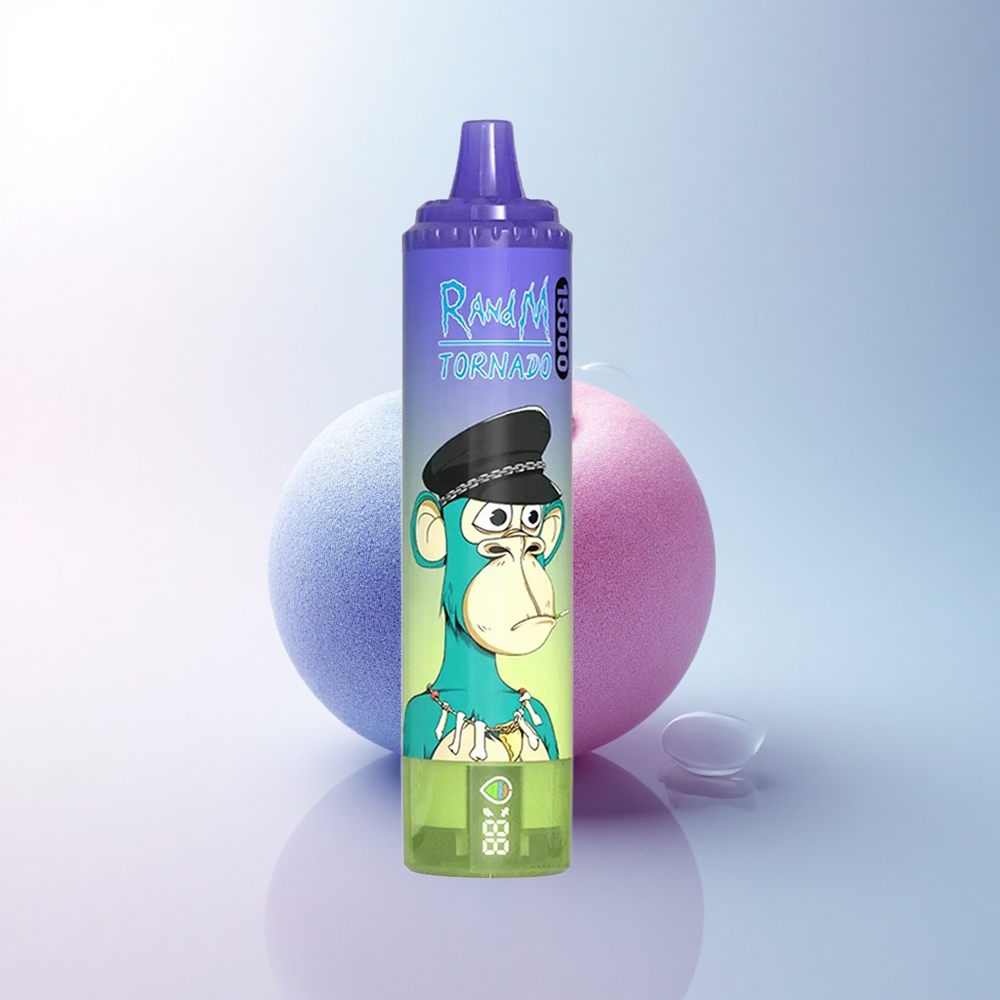 RandM Fumot Tornado 15000 Puffs Blaubeer-Bubblegum 25ml 850mAh Mesh