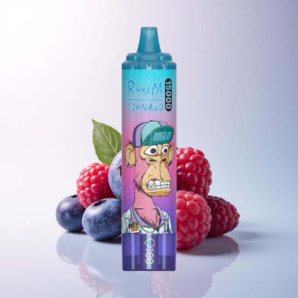 RandM Fumot Tornado 15000 Puffs Blaubeere Himbeere 25ml 850mAh Mesh