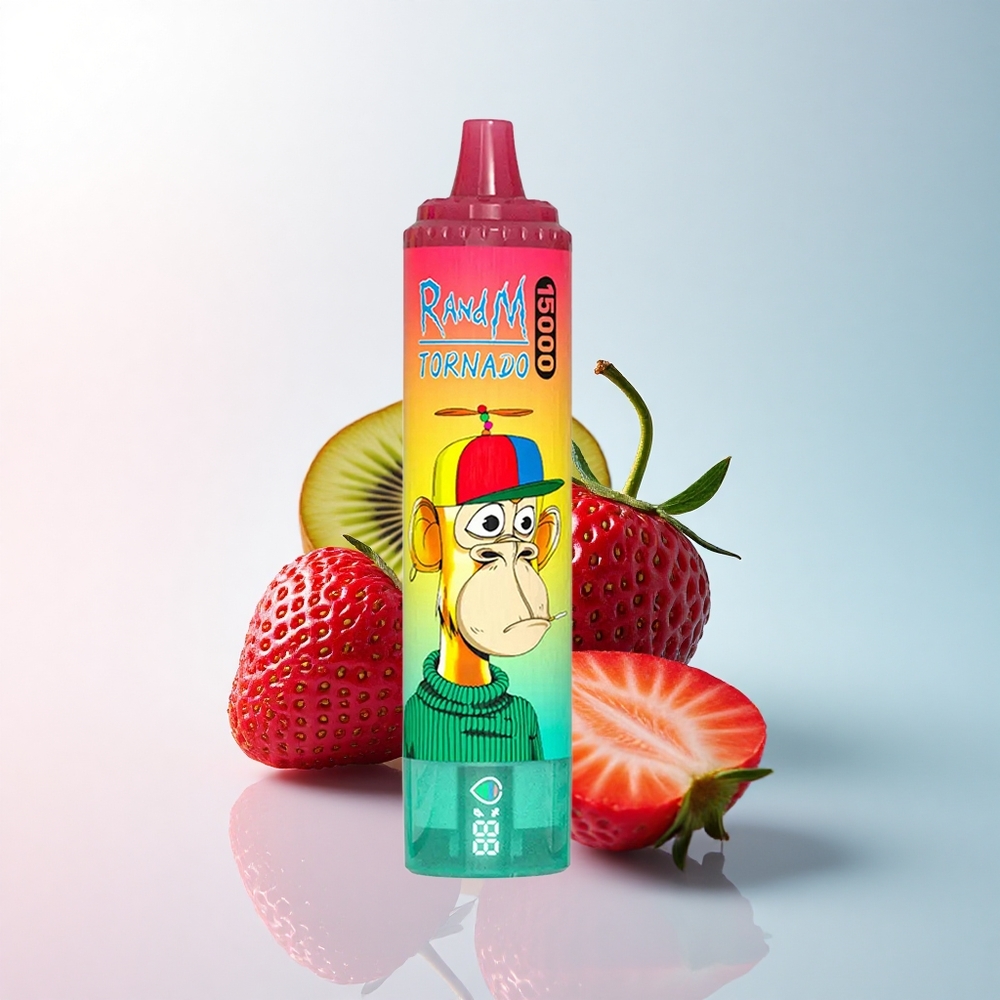 RandM Fumot Tornado 15000 Puffs Erdbeer-Kiwi 25ml 850mAh Mesh