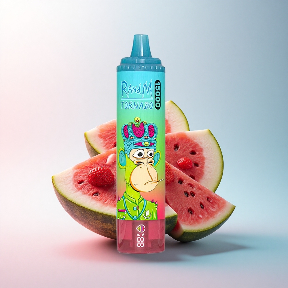 RandM Fumot Tornado 15000 Puffs Erdbeer-Wassermelone 25ml 850mAh Mesh Coil