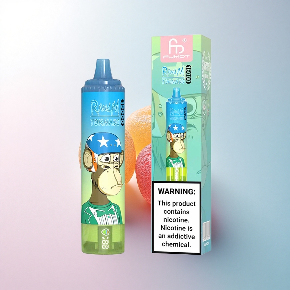 RandM Fumot Tornado 15000 Puffs Gummibär 25ml 850mAh Typ-C