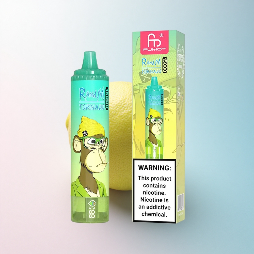 RandM Fumot Tornado 15000 Puffs Zitronenlimette 25ml 850mAh Mesh