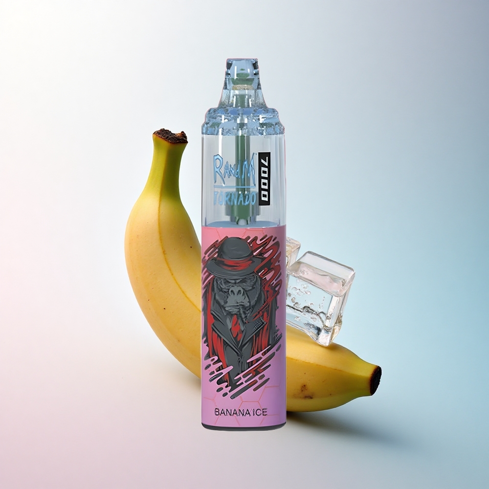 RandM Fumot Tornado 7000 Puffs Banana Eis Mesh 850mAh Typ-C
