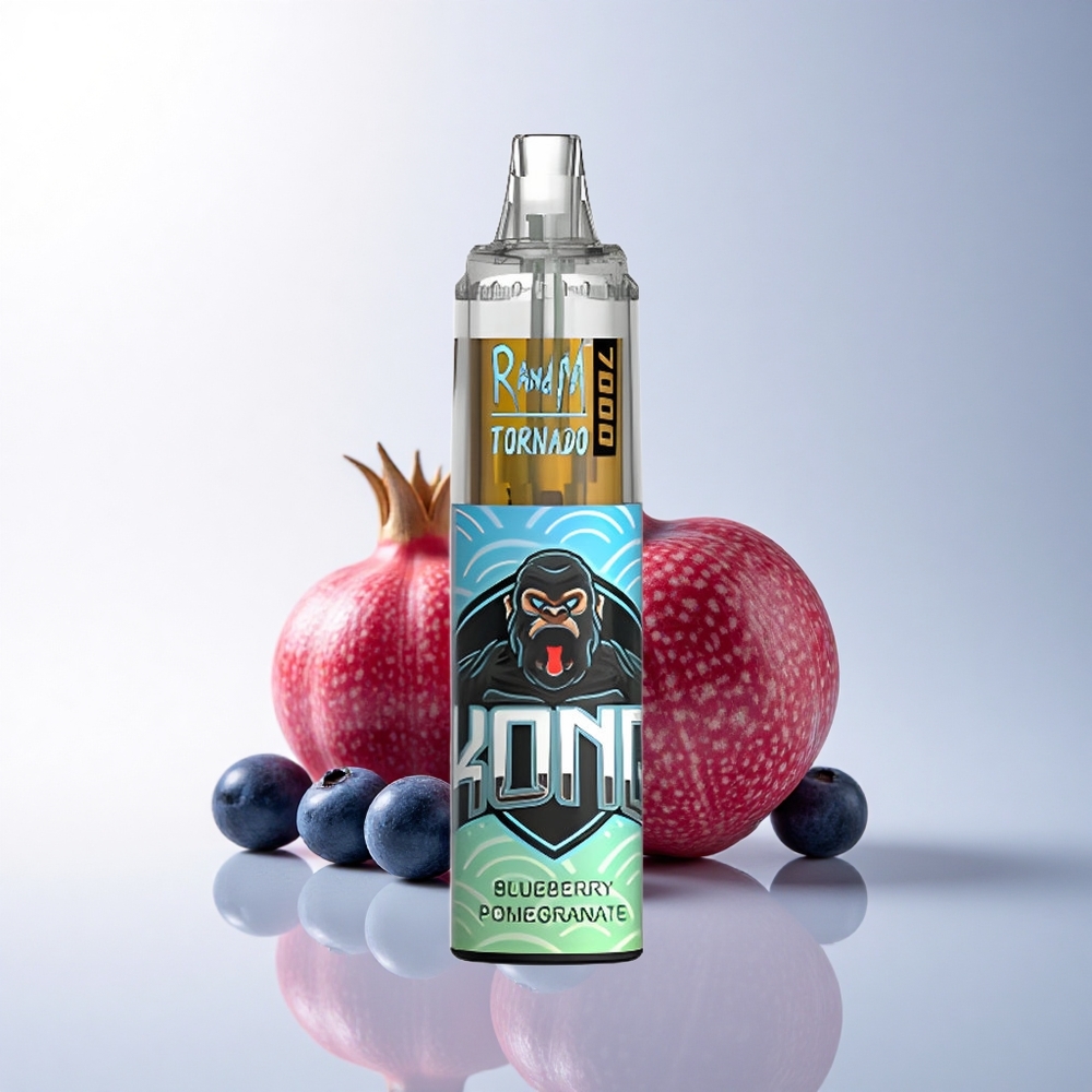 RandM Fumot Tornado 7000 Puffs Blaubeere Granatapfel 850 mAh Mesh Coil 14 ML