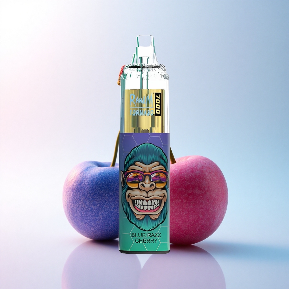 RandM Fumot Tornado 7000 Puffs Blaue Himbeer-Kirsche mit 5% Nikotin und 850 mAh