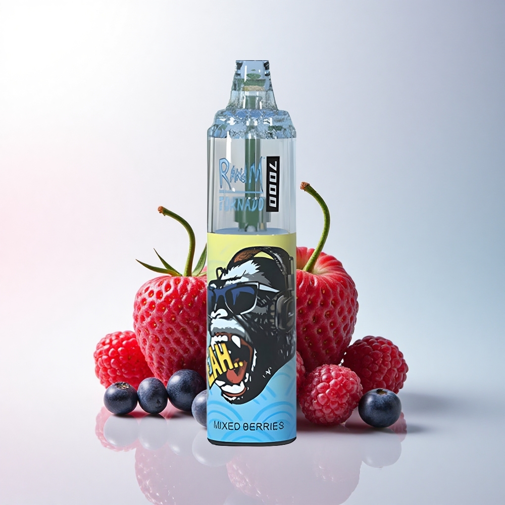 RandM Fumot Tornado 7000 Puffs Gemischte Beeren mit 5% Nikotin und 850 mAh