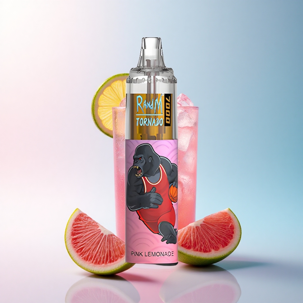 RandM Fumot Tornado 7000 Puffs Rosa Limonade mit 850 mAh und 5% Nikotin