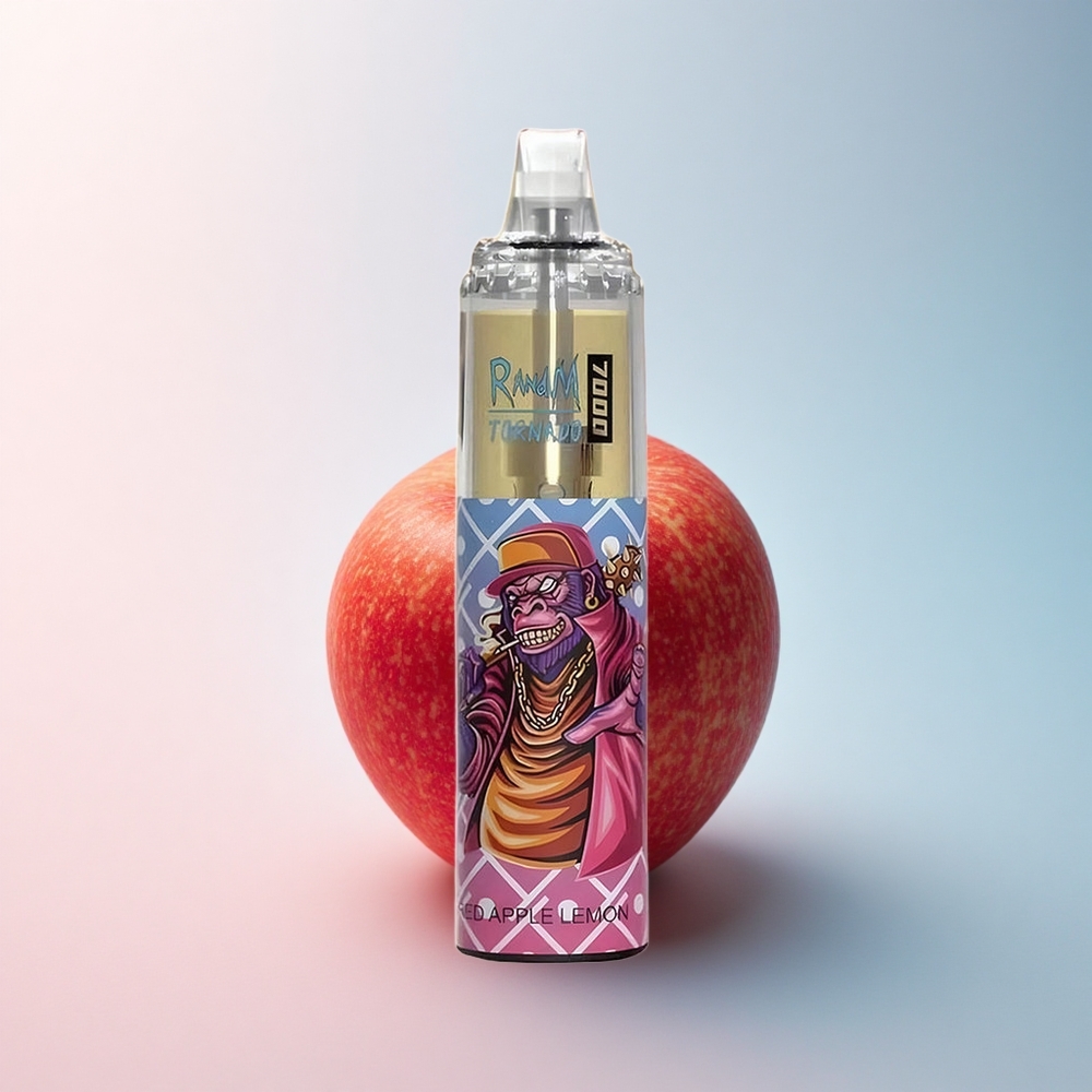 RandM Fumot Tornado 7000 Puffs Rotapfel Zitrone 850 mAh Mesh Luftregelbar