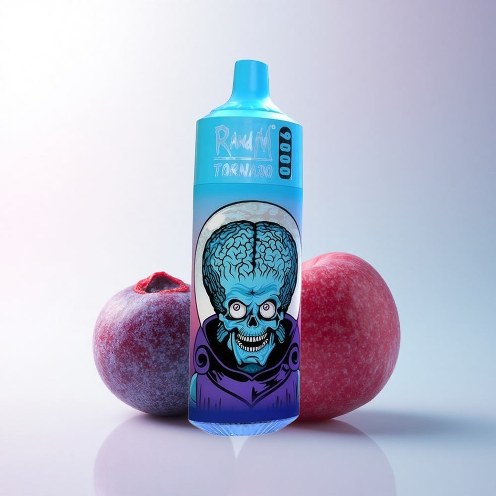 RandM Fumot Tornado 9000 Puffs Blaubeere Kirsche Preiselbeere 850 mAh 18 mL Mesh Coil