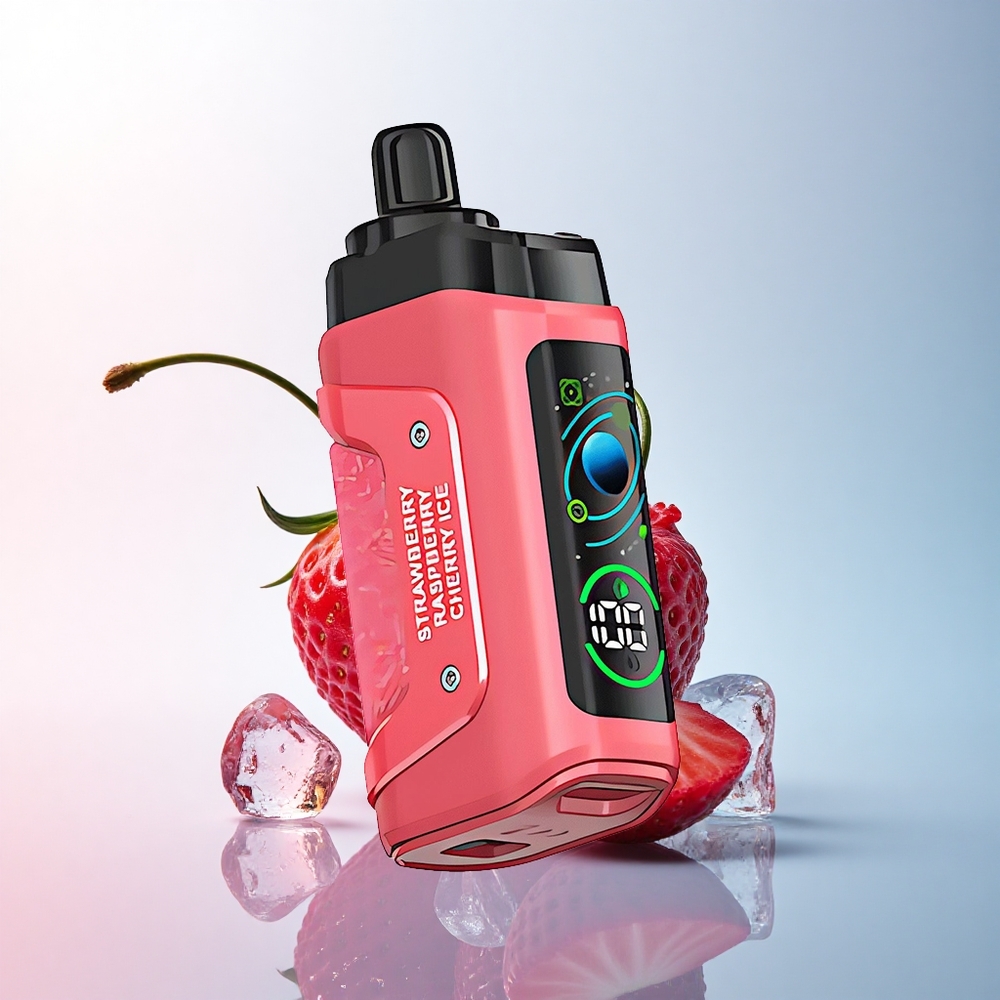 Razz Bar 45000 Puffs Erdbeer-Kirsche-Eis mit 20 mg Nikotin und 650 mAh