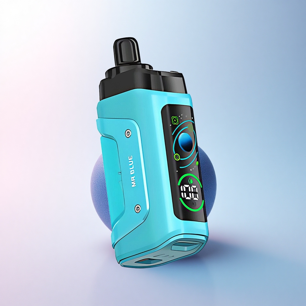 Razz Bar 45000 Puffs Herr Blau 1,0 Ohm Netzspule Typ-C