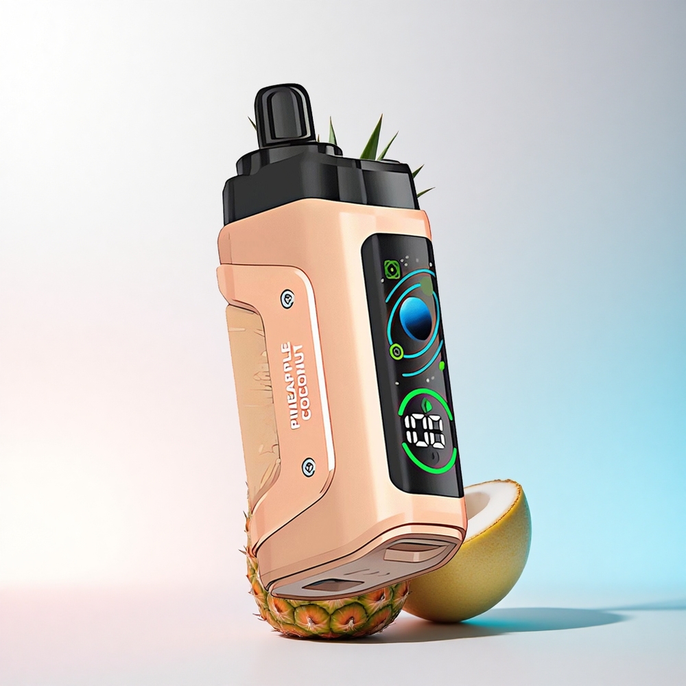 Razz Bar 45000 Puffs Kokosnuss-Ananas mit 20 mg/ml Nikotin und Typ-C-Aufladung