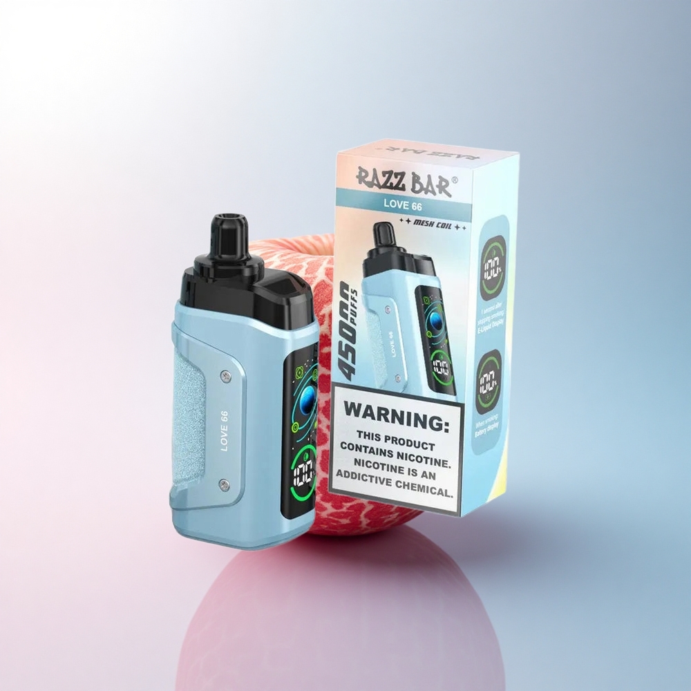 Razz Bar 45000 Puffs Liebe 66 Typ-C 650 mAh Netzspule