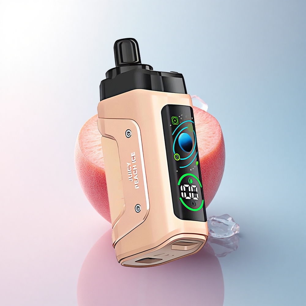 Razz Bar 45000 Puffs Saftiger Pfirsich-Eis mit 650 mAh und 20 mg/ml Nikotin