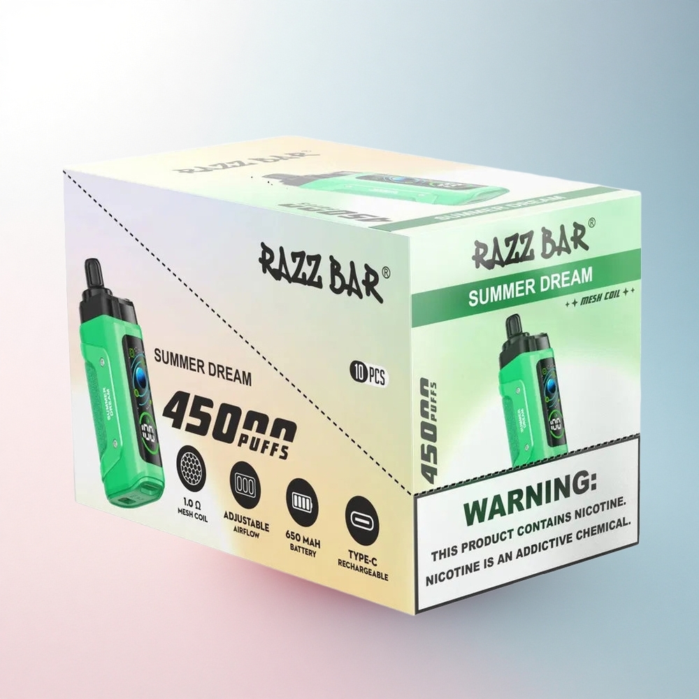 Razz Bar 45000 Puffs Sommer Traum 650mAh Typ-C Mesh
