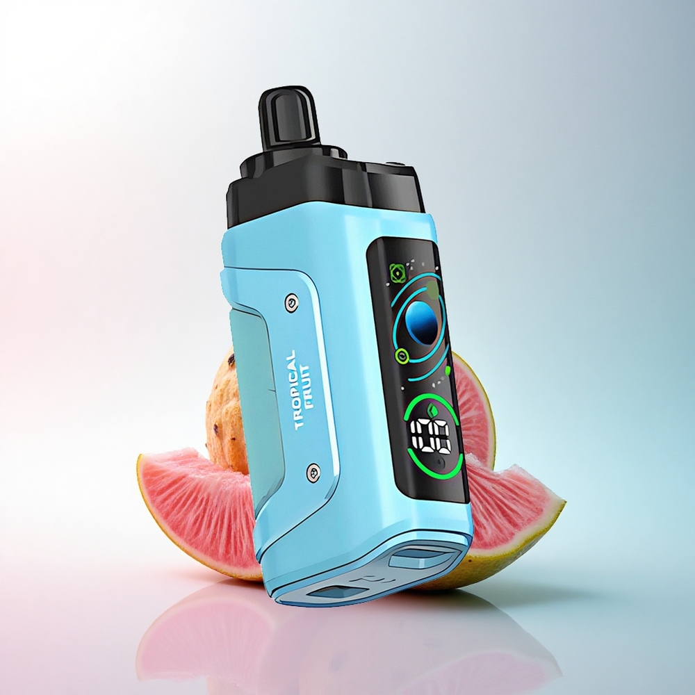 Razz Bar 45000 Puffs Tropische Frucht 20 mg Nikotin Typ-C Aufladbar