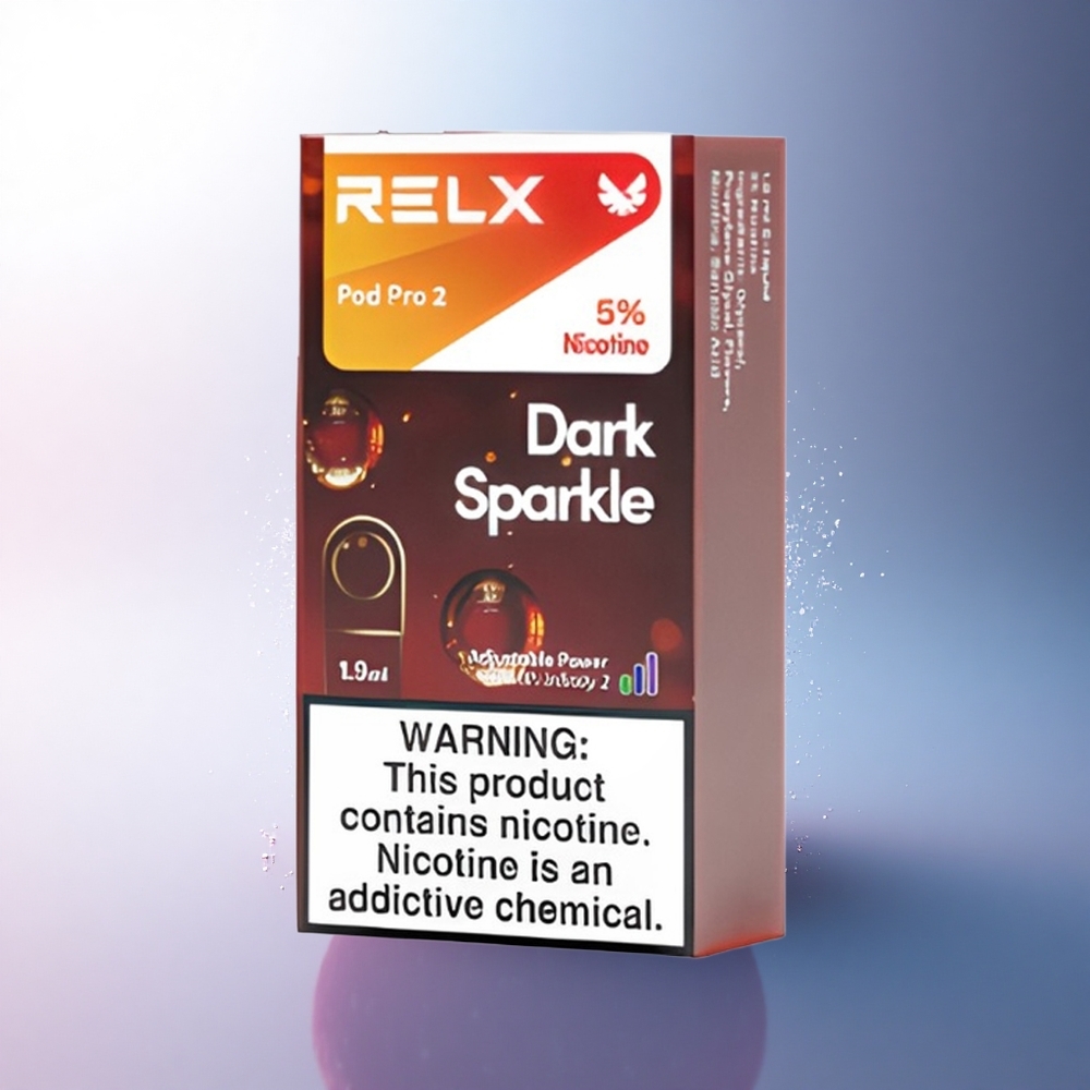 Relx Pod Pro 2 Vape Device Dunkler Glitzer 50mg/ml Nikotin - 1,9ml - 3 Spannungsmodi