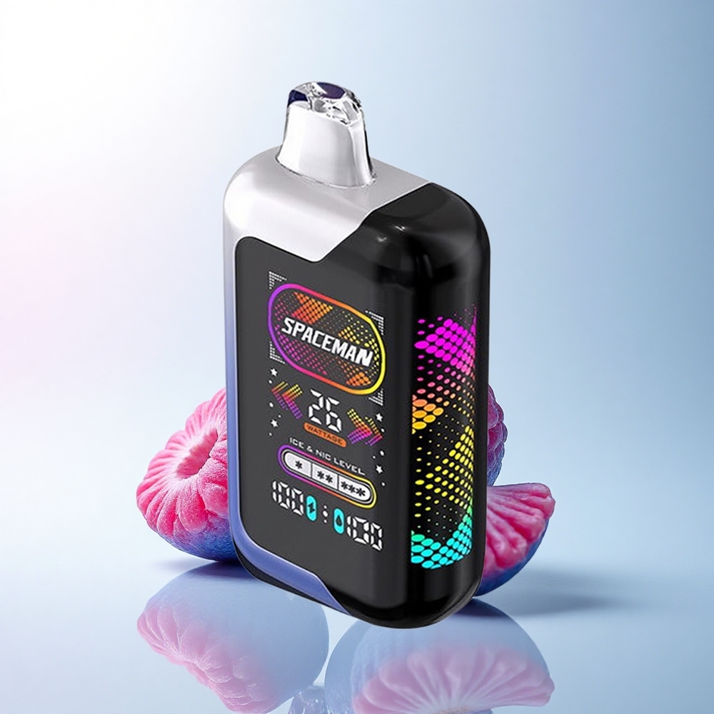 SMOK SPACEMAN SP40000 Puffs Blauer Himbeer-Eis 1000mAh 50mg Nikotin