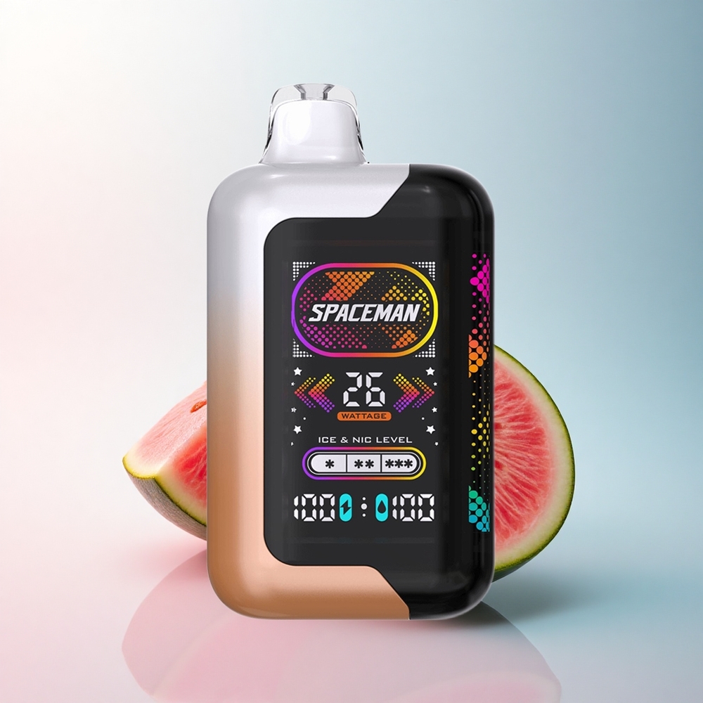 SMOK SPACEMAN SP40000 Puffs Saftiger Pfirsich-Wassermelone 20ml 1000mAh