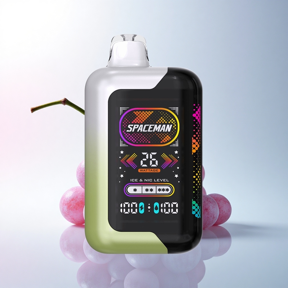SMOK SPACEMAN SP40000 Puffs Weiße Traube Eis 1000mAh 50mg Nikotin