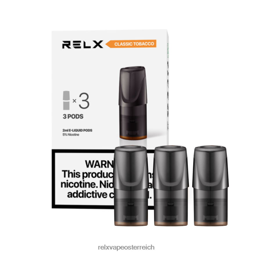 RELX Classic Schoten klassischer Tabak 404J4Z122 - RELX Pods Österreich