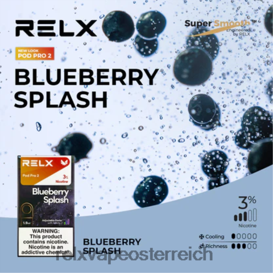 RELX Pod Pro 2 - 3 Pods Blaubeere 404J4Z90 - RELX Pods Kaufen