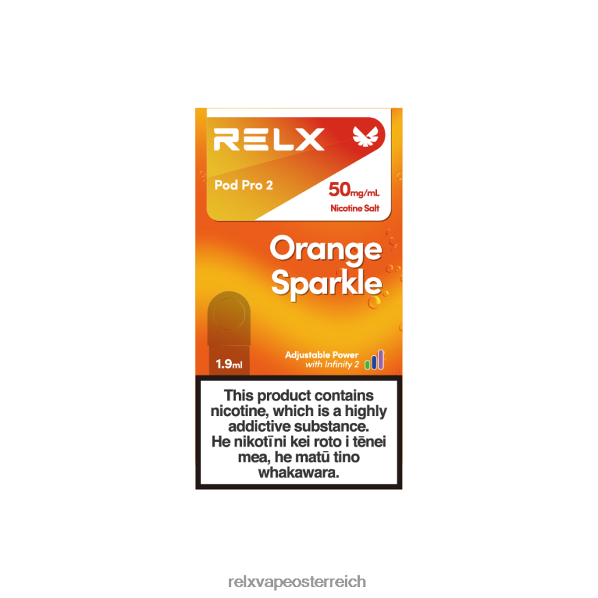 orangefarbener Glanz