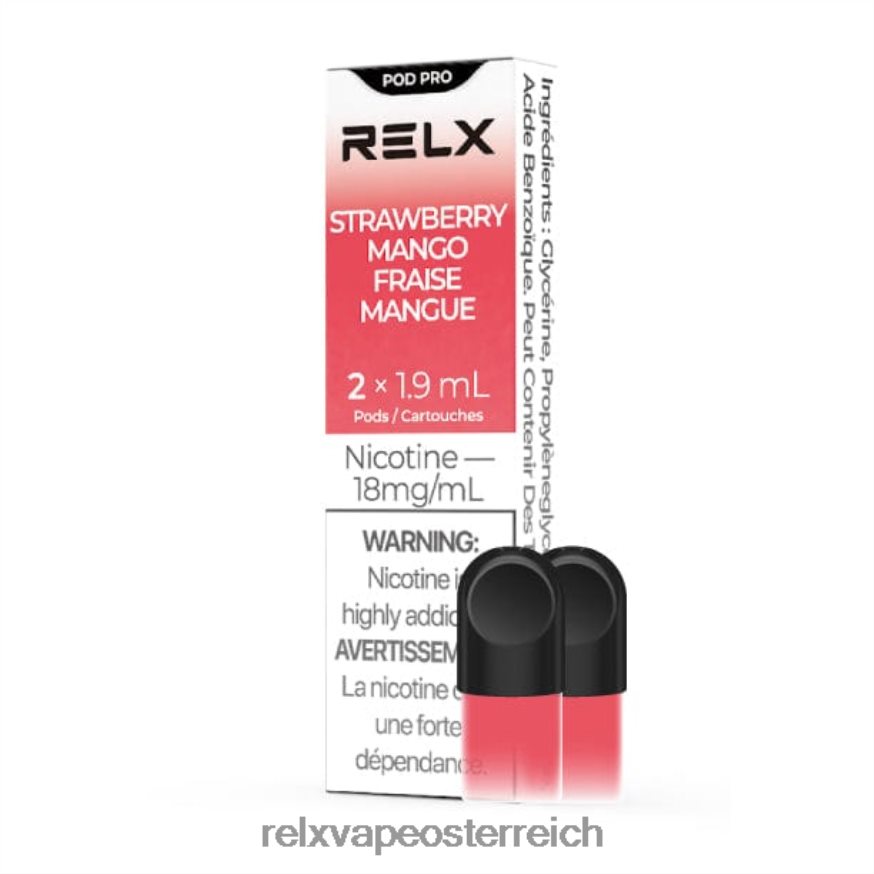 RELX Pod Pro – 2 Pods Erdbeer-Mango 404J4Z3 - RELX Wien