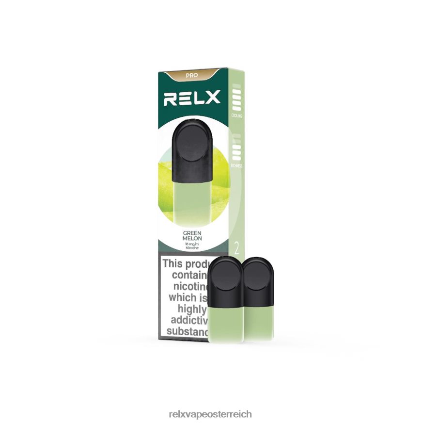 RELX Pod Pro – 2 Pods grüne Melone 404J4Z5 - RELX Vape Preis