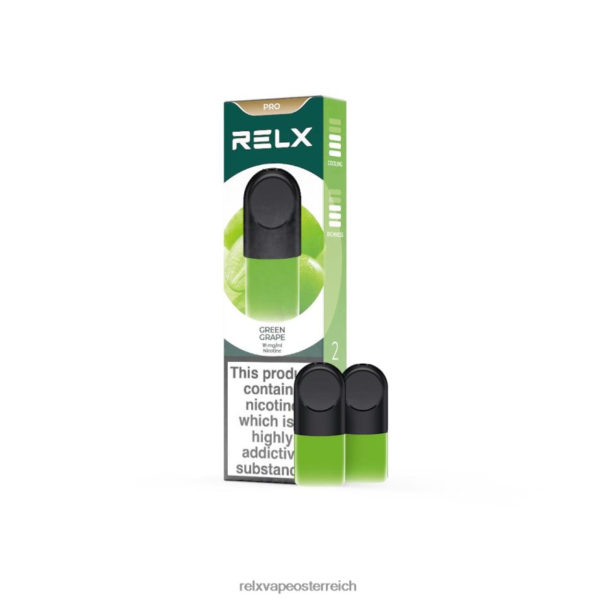 RELX Pod Pro – 2 Pods grüne Traube 404J4Z1 - RELX Pods Österreich