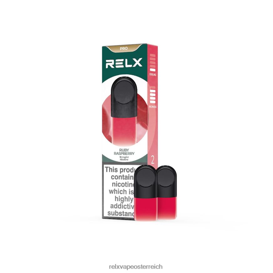 RELX Pod Pro – 2 Pods rubinrote Himbeere 404J4Z9 - RELX Pods Kaufen