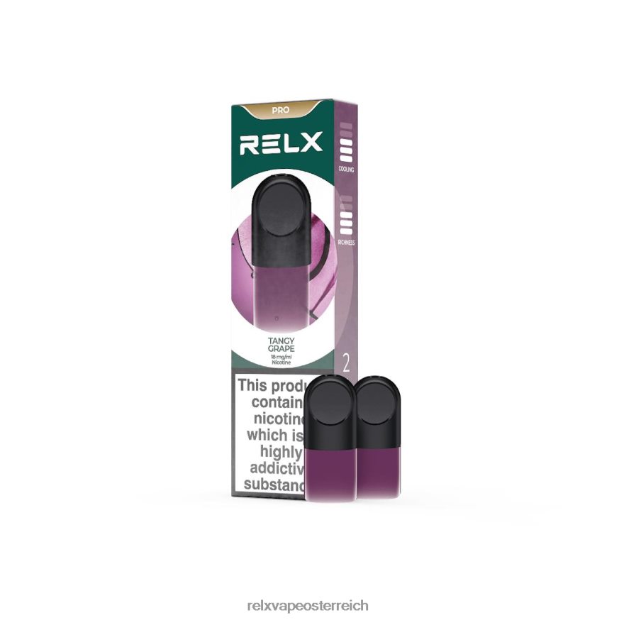 RELX Pod Pro – 2 Pods würzige Traube 404J4Z8 - RELX Austria